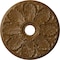 Ekena Millwork Milan Ceiling Medallion (Canopies up to 4 5/8"), 24 1/2"OD x 3 1/2"ID x 1"P, Smokey Topaz Crackle CM24MISTC - alternate 1